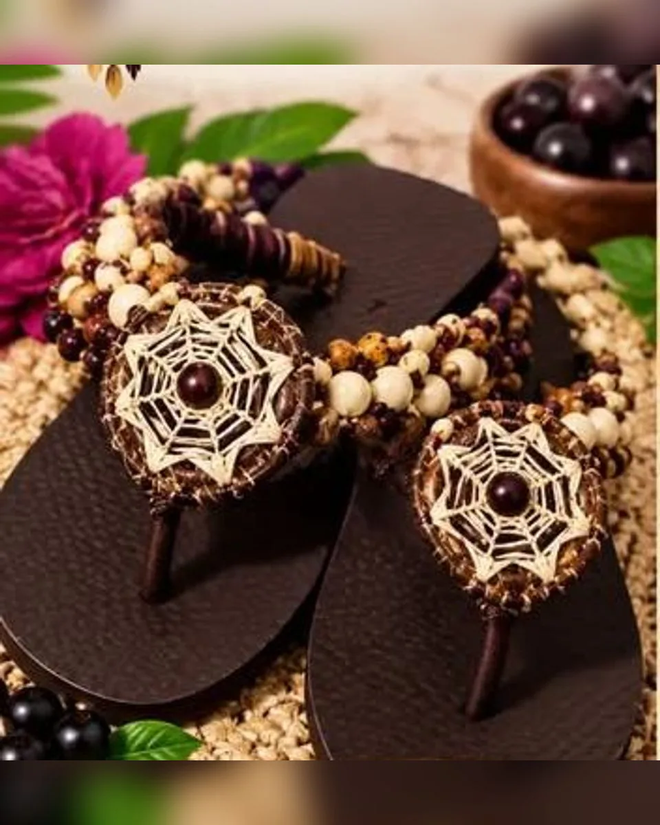 Sandália Regional Filtro dos Sonhos com Açaí